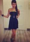 Cristine Prosperi - Cute in a Black Dress (Instagram Pictures)
